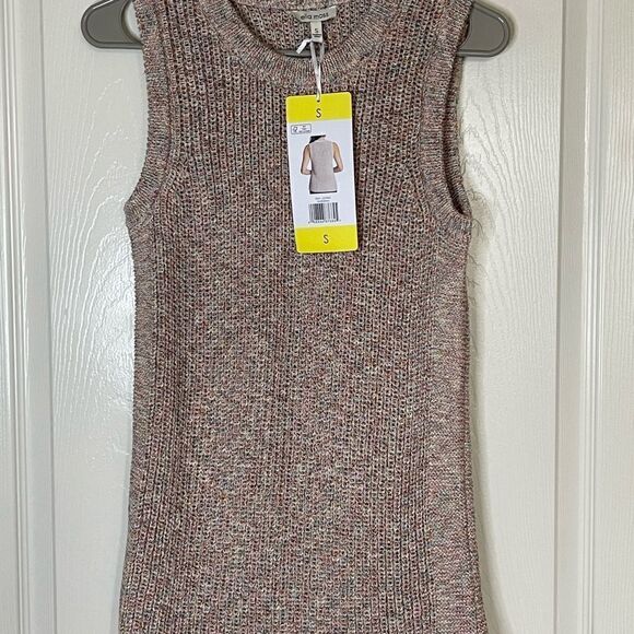 Ella Moss rubbed knit sleeveless sweater tank size small nwt - Picture 3 of 7